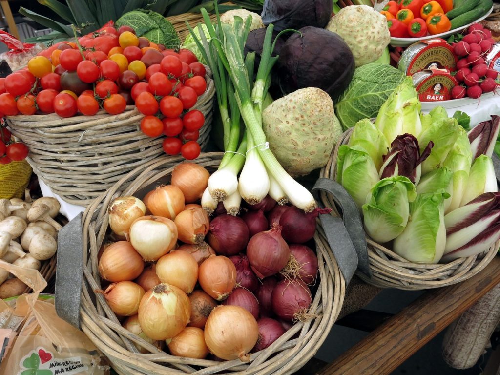 vegetables, tomatoes, leek